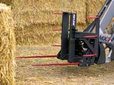 its optional twin tine kit you have the added versatility to spike bales.