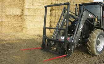 P.08-09 MANUBAL L40 ideal for daily handling requirements Simple spike for easy handling of round and/or square bales.