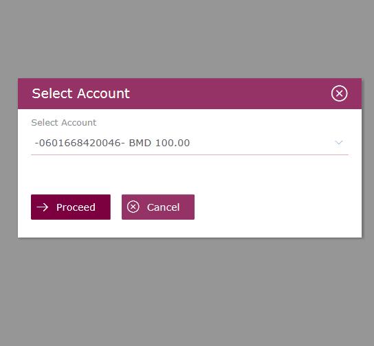 Select Confirm to complete your new Account. You can order cheque books online.