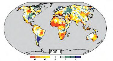 Drought Severity Increasing droughts seen in South Asia Palmer