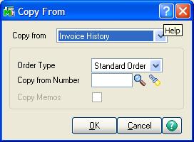 icon will permit a lot/serial number search of invoice history to locate the corresponding invoice.