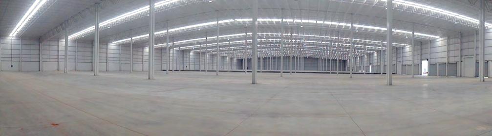 SUNTUF Rooflight Applications Warehouse in Mexico - Case Study White diffuser SUNTUF Rooflights were installed in a