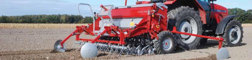 EcoLine Lightweight and Accurate Ideal for small and medium-sized farms, the EcoLine drill