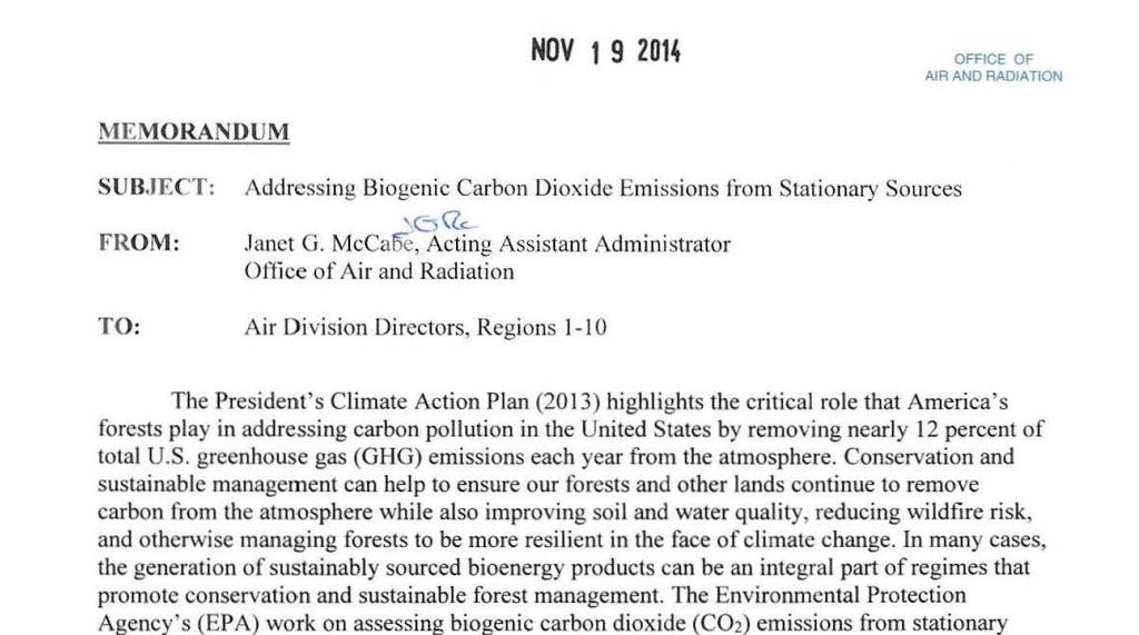 Environmental regulation Federal Clean Air Act Clean Water Act NHSM rules RFS e-rin