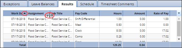 non-exempt), exchange time earned (for exempt), and shift