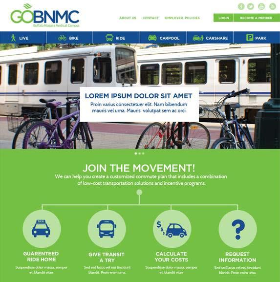 Promotion of Alternatives EMPLOYEE Education and Outreach GO BNMC Website: Information about transportation options