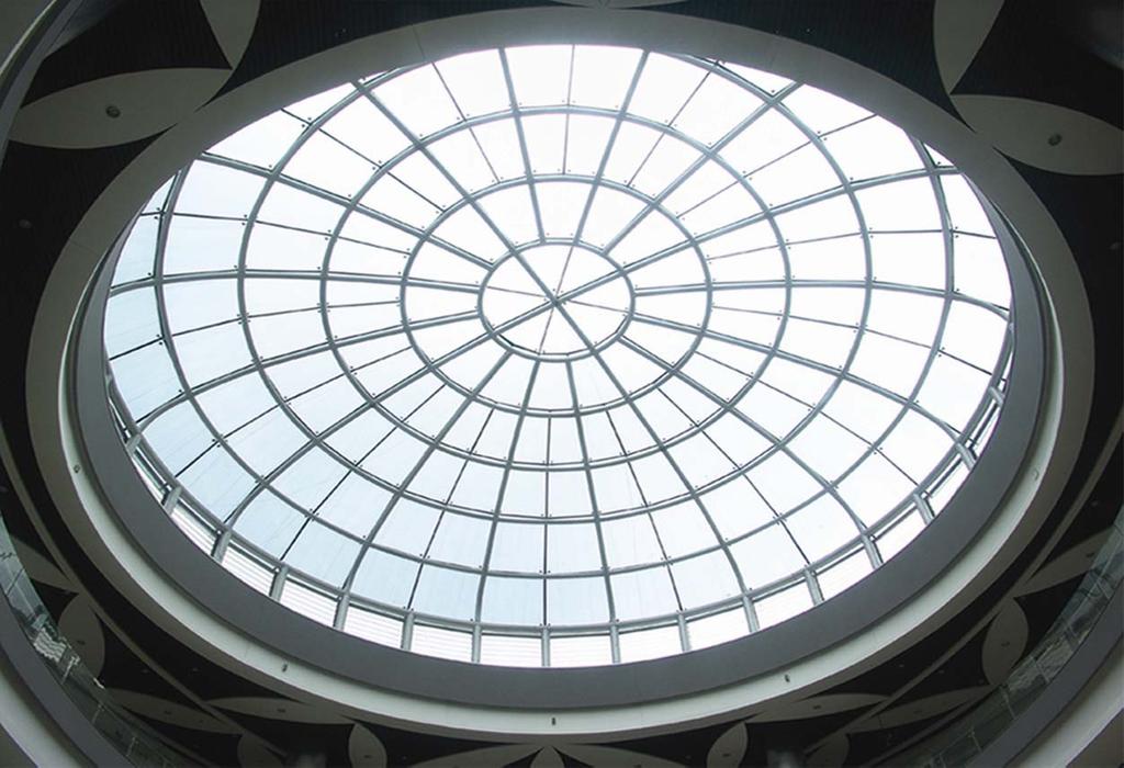 Truss structure Dome roof ( 管桁架屋顶 ) Shenzhen Pinghu Shopping mall ( 深圳平湖华南城 ) Area:
