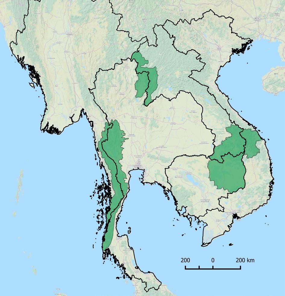 1. Dawna Tenasserim Transboundary Landscape (DTL) - covering Tanintharyi Nature Reserve (Myanmar) and Western Forest Complex (Thailand) 2.