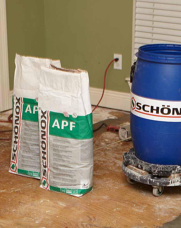 Schönox synthetic gypsum products can be