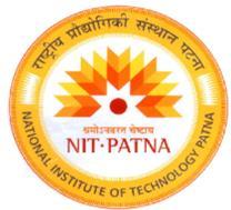NATIONAL INSTITUTE OF TECHNOLOGY PATNA (An Institute under Ministry of HRD, Govt. of India) ASHOK RAJPATH, PATNA-800 005 (BIHAR) Ph. 0612-2371715,2372715,2371929 Fax-061-2660480 Website- www.nitp.ac.