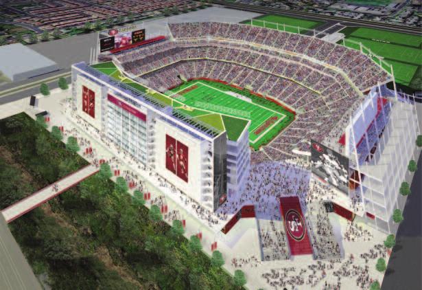 Project Spotlight San Francisco 49ers stadium (Continued) T The new 49ers stadium is scheduled to open in 2014. he $1.