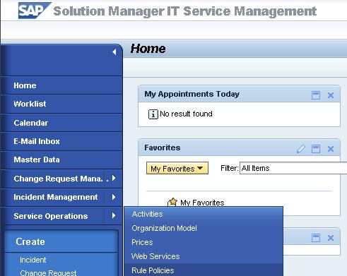 7.2.1 CRM Standard Dispatch The SAP WebClient provides a standard CRM dispatch functionality based on rule policies.