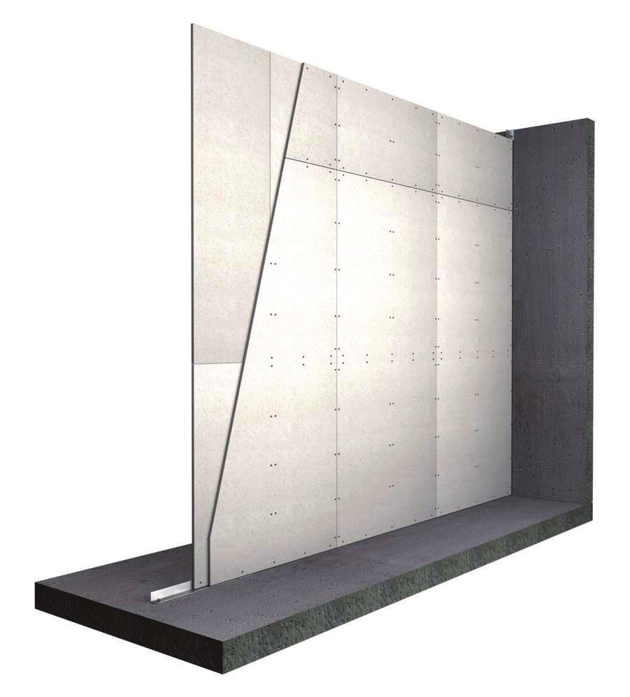PROMATECT 100 Two Layer Solid/Frameless Internal Partition P100 23.12.