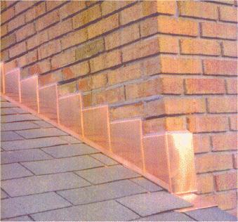 Architectural Technology V 21 Flashing is a sheet-formed material made from sheet