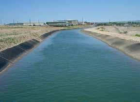 The project consisted of reshaping 1,400 linear feet of the Porter Canal and installing 157,500 ft 2 of Canal 3 geocomposite liner by HK Contractors, Inc.