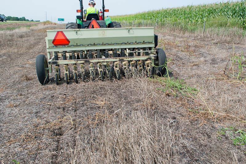 Seeding The key t establishing a successful prairie is t maximize seed-t-sil cntact during planting.
