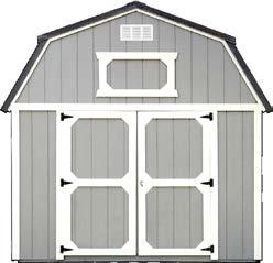 height T1-11 PRESSURE BARN PRICING TREATED & PAINTED SIZE CASH PRICE* (36 MO) 8x8 $1,995 00 $92 36 8x10 $2,195 00 $101 62 8x12 $2,295 00