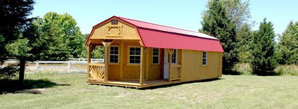 BUILD ON SITE Old Hickory Sheds offers a build-on-site program for those situations where delivery is not an option or a customer wants a customized