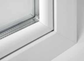 Various mounting depths, one quality: Bouwplast tilt & turn windows can be supplied with a mounting depth of 58 mm or 70 mm. This means there is the right frame for every application.