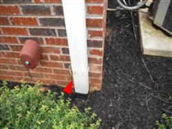April 1, 2016 Page 18 of 25 The strap is loose on the gutter downspout on the left rear corner of the home. This needs repair to properly secure the down spout.