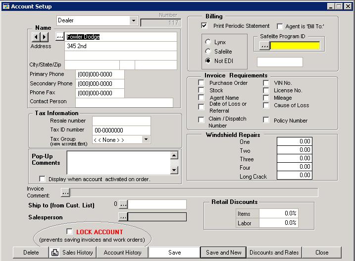 Making Statements You can create monthly statements for any account in GlassShop that is set to print periodic statements.