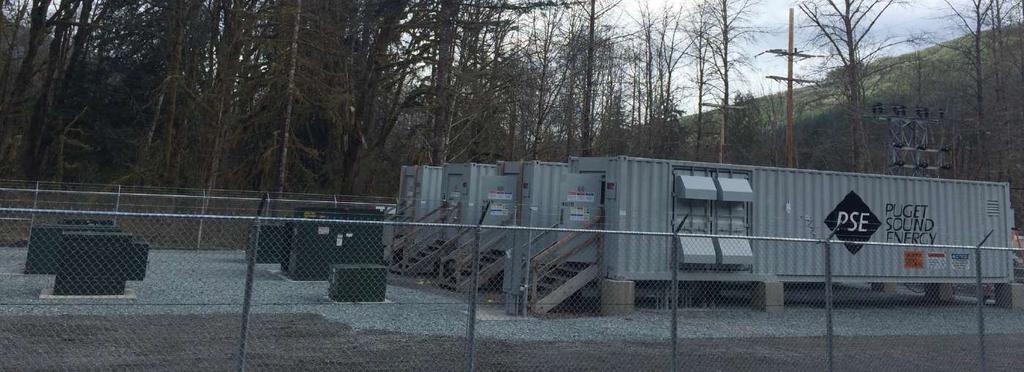 What do storage projects look like? 2MW/4.4MWh containerized storage system in Glacier, USA owned by RES using BYD batteries.
