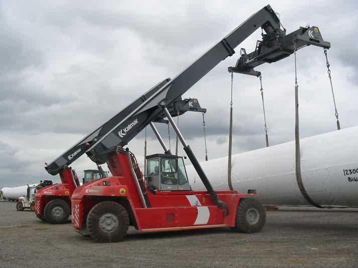 Equipment Stevedore Owned 3 reach stackers (1 up to 120,000 lb capacity) 5 top picks Multiple heavy lift
