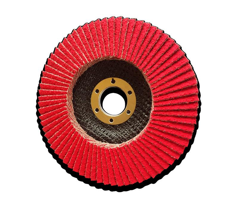 FLAP DISCS CERAMIC ALUMINA - PLATINUM Made with the latest generation German ceramic alumina material Exceptional performance on stainless steel, titanium and super alloys Faster