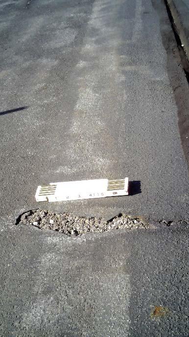 These asphalt pavement sections also have been saw-cut and sealed with
