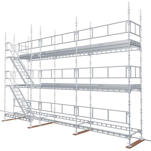 BASIC INFORMATION HAKI Universal Aluminium The modular scaffold has been type examined by SP Swedish National Testing and Research Institute in accordance with Ordinance AFS 1990:12 of the Swedish