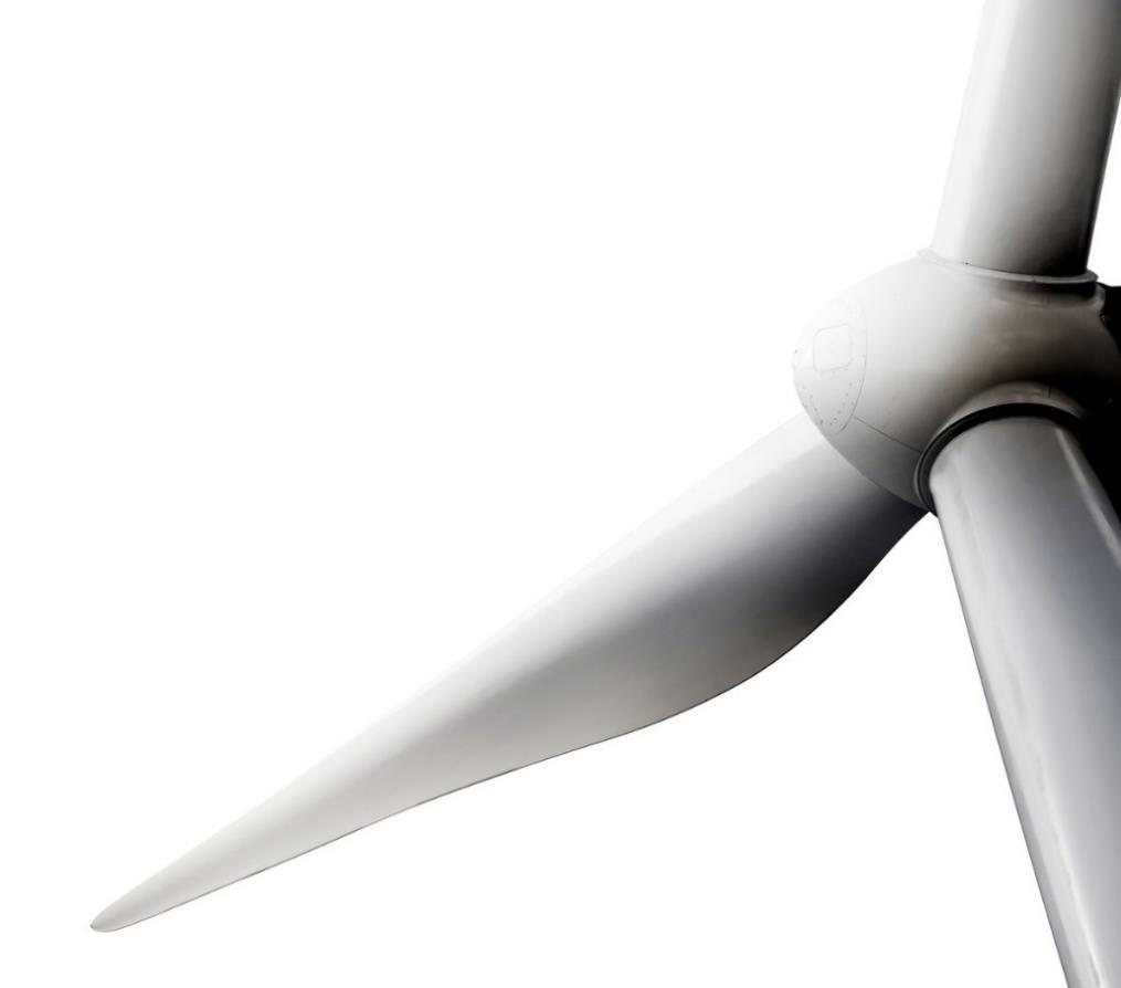 V150-4.2 MW Turbine Variant Low to medium wind offering in auctions to further reduce LCOE Delivery Spring 2019 Up to 241 m tip height Larger Swept Area Blade length increased to 73.