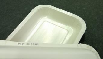 activated cellulose film Tray with hemicellulose-based