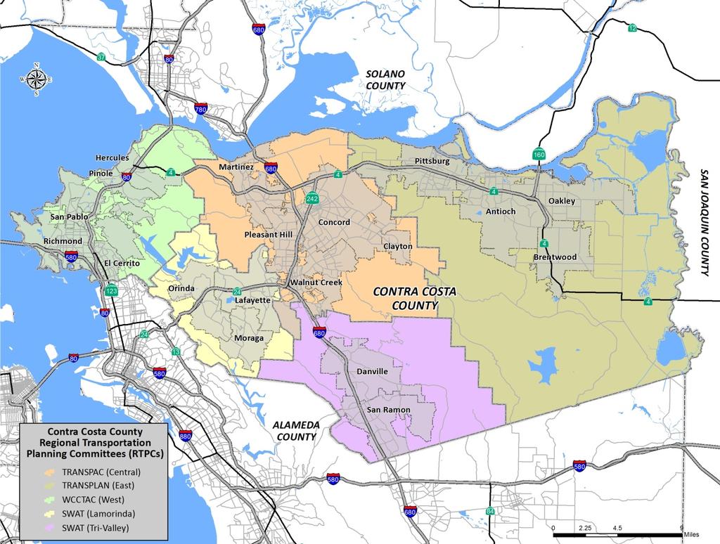 Regional Transportation Planning Committees Four Distinct Sub-regions Responsible for