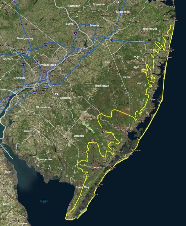 New Jersey Back Bays Coastal Storm Risk Management Feasibility Study Extensive area Coastal flooding and sea level rise risk management Reduce damages that affect population, critical infrastructure,