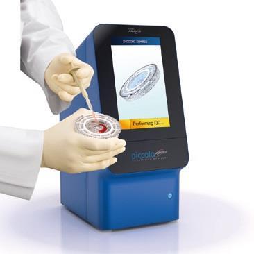 A breakthrough in point of care diagnostics Fast, easy, accurate on-site testing The Piccolo xpress TM is a fully automated system, that delivers comprehensive on-site chemistry results within12