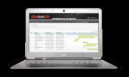 project management information. Sitelink3D Enterprise allows you to plan, schedule, set up tasks for machine and get reports, all in real time.