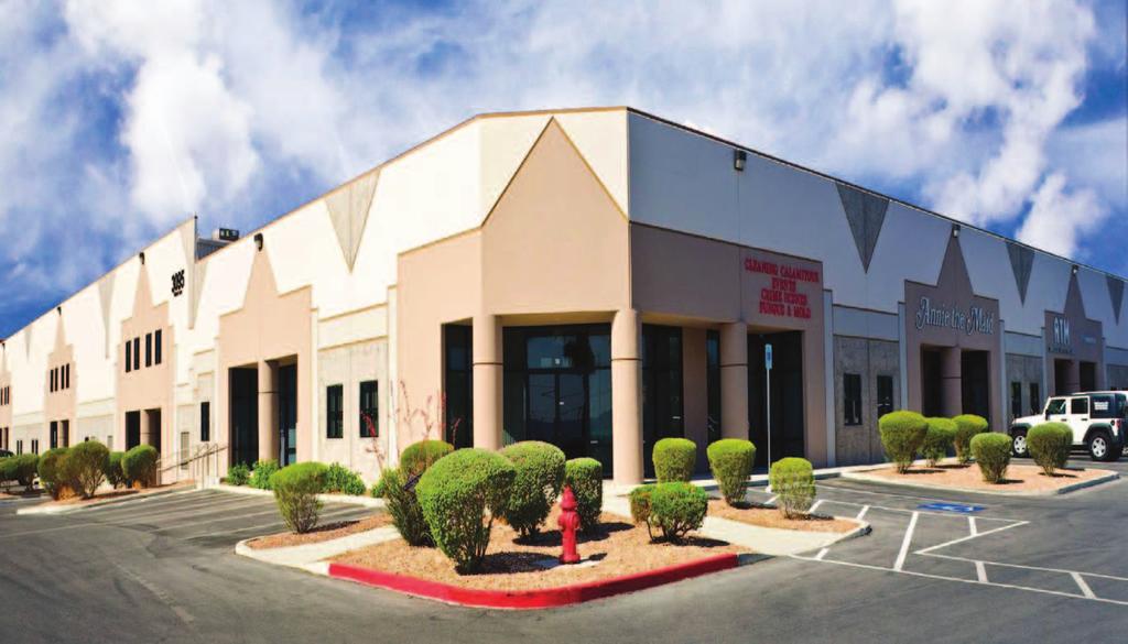 Industrial Suites for Lease consists of three buildings totaling +/-110,853 SF of office and warehouse space and