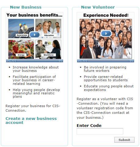Business Registration Guide http://cisconnection.org BizConnect/CIS-Connection Log In screen Returning Users First Time Users How is the information used in CIS?