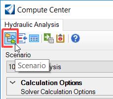 Reviewing the Scenarios 1. In Subsurface Utilities workflow/ribbon, click on Analysis > Analysis Tools > Compute Center: 2.