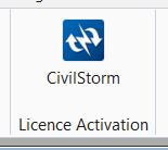The License Activation group now only shows CivilStorm.. This shows us that the Current Hydraulic Analysis Product is CivilStorm.