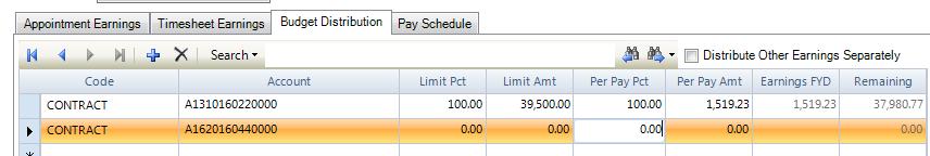 The Earnings Analysis window in Employee Payroll Information shows the following information: To properly correct the salary expense distribution from