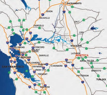 50 19 MILES LAS VEGAS LOS ANGELES PHOENIX DISTANCE TO MAJOR MARKETS: SACRAMENTO OAKLAND SAN JOSE SAN FRANCISCO FRESNO