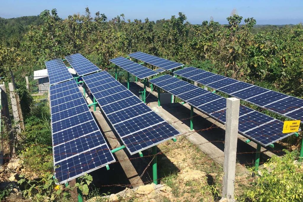 10 Scale up Solar Water Pump Systems in Banyumeneng II Yogyakarta Java Island Support SDGs The project aimed to build solar water pump