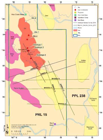 Elk/Antelope Port Moresby 1 Raw gas is natural gas recovered at the wellhead consisting