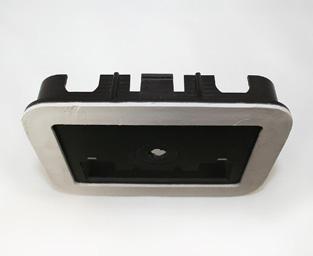 Figure : Junction Box (black) overmolded with sealant Polymer (gray), compatible
