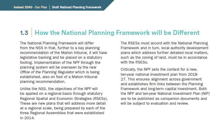 10 November 2017 Economic Response to NPF Ireland 2040 Our Plan 3 Section 1.3, page 24 Section 1.