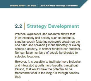 10 November 2017 Economic Response to NPF Ireland 2040 Our Plan 6 Section 2.2, page 32 Section 2.