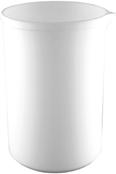 These beakers are designed for use up to 280 C and/or with HF for silicate and refractory mineral digestion.