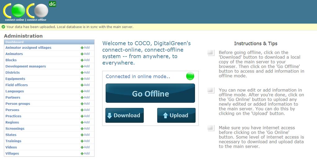 Digital Green System COCO Connect