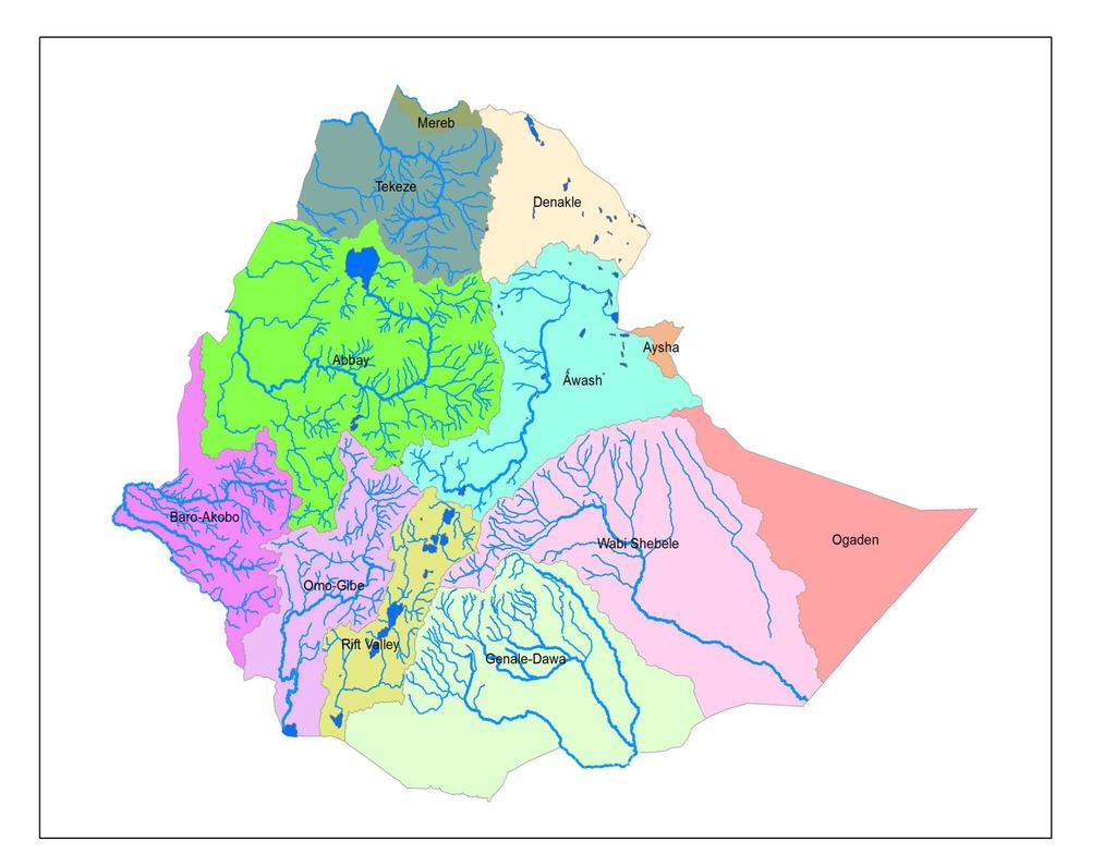 Introduction and background 3 Water Resources Potential of Ethiopia Area 1.